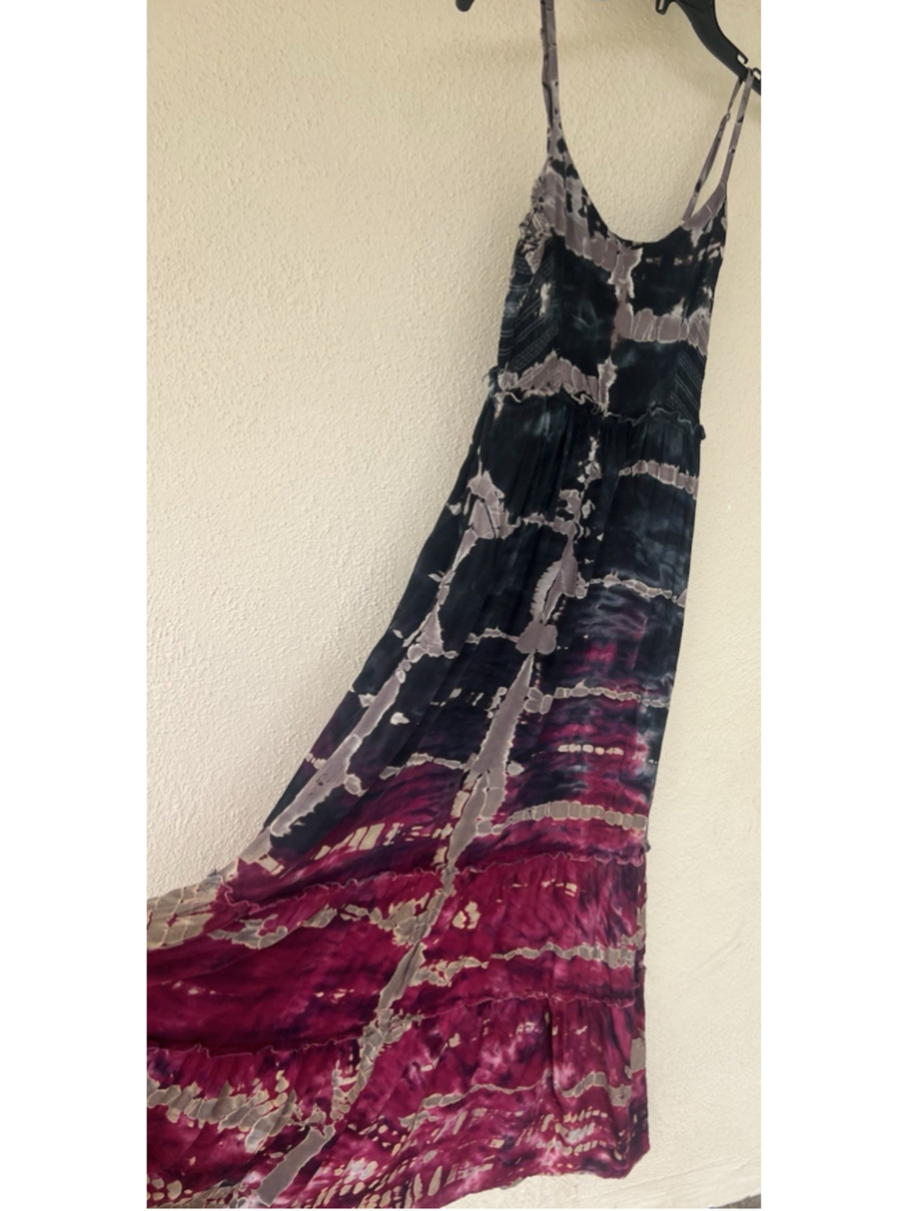 Gypsy 05 Ombre Tie Dye Maxi Dress Small Hippie Boho Free Spirit Festival Flowy - Picture 4 of 8